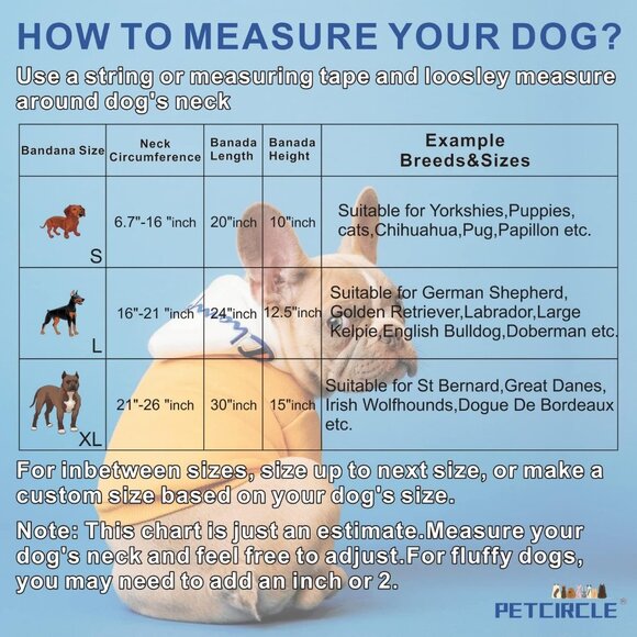 Bandanas 2 Pack Dogs Cats Double Layer pet Scarfs Small Blue - Picture 4 of 4